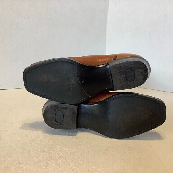 Vintage Kid's Cowboy Western Tooled Leather Boots Size 12.5 D  Made USA #2418 - Picture 9 of 12